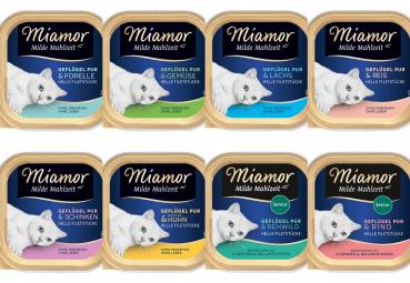 16 x Miamor Milde Mahlzeit im 100g Schale